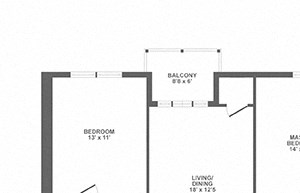 two bedroom, loft